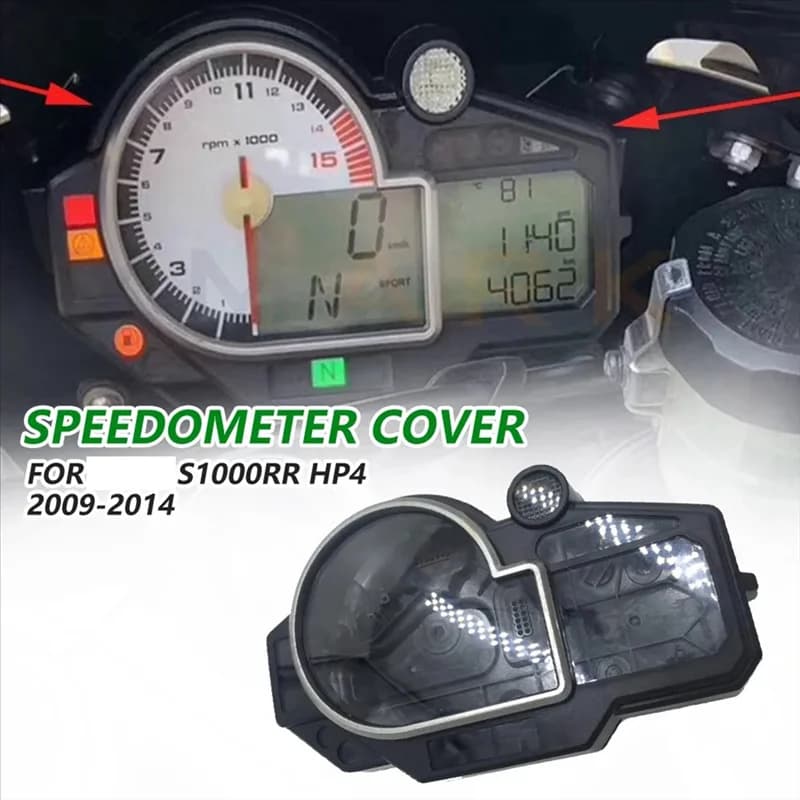 Per BMW S1000RR S1000 RR S 1000RR HP4 2009-2014 Moto Contagiri Tachimetro Coperchio della scatola del misuratore (Superiore) Parts-A02G