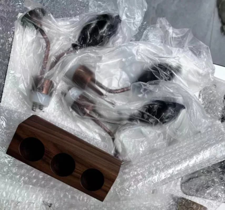 Adatto per bottiglie di profumo personalizzate in vetro, strumenti per aromaterapia SPA in ottone, oli essenziali Baijiu e profumi.