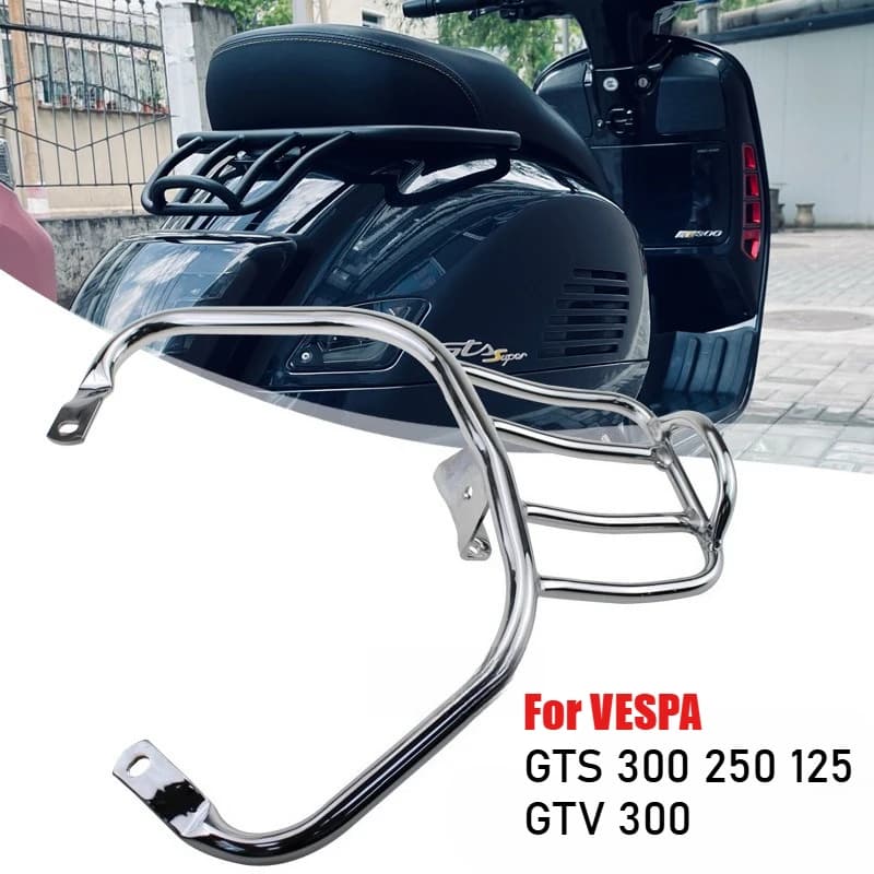 For VESPA GTS300 GTV300 GTS 300 250 125 GTV 300 Motorcycle Rear Luggage Rack Carrier Tail Storage Support Shelf Accessories