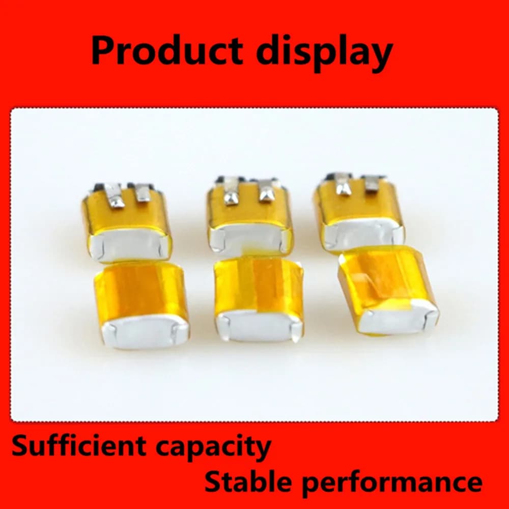 4-30PCS 501010 501012 3.7V 50mAh Batteria ricaricabile ai polimeri di litio Lipo per auricolari Bluetooth Mp3/Mp4 Smart Watch GPS
