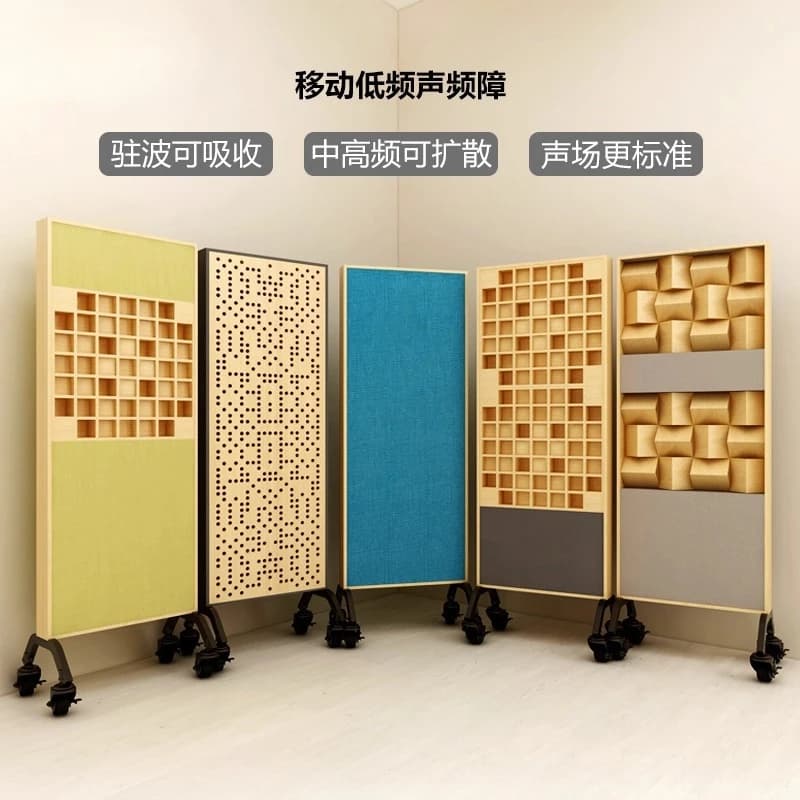 Mobile sound absorption panels, sound insulation panels, diffusion panels, acoustics, recording studios, audio and video rooms