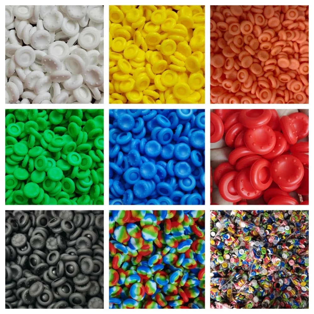 10Pcs Anti-Slip Caps Silicone ThumbStick Grip Cap For Playstation 5 PS5 Pro Switch2 XBOX Series X/S Game Joystick Accessories