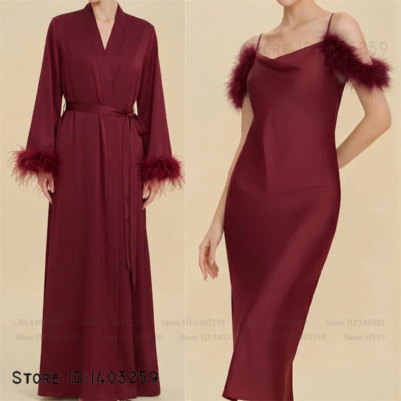Luxurious Long Silk Vessel, Elegant Night Shirt for Bride and Damigella, Homewear, Sexy Silk and Satin Lingerie, Bathrobe