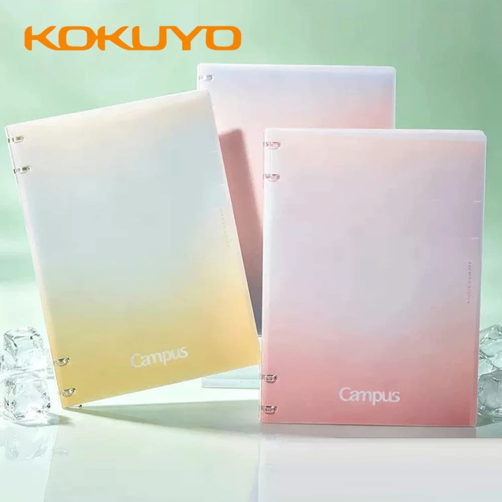 New Japan Kokuyo Loose Leaf Notebook 4-pole/22 Hole B5 Interchangeable Core Sketchbook Beautiful School Office Stationery