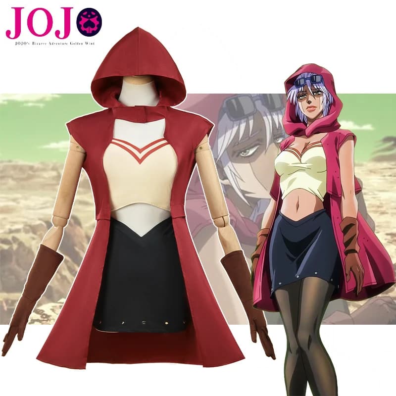 Cosplay Costumes by Mariah, Uniforms for Role Games Anime JOJO Stardust Crusaders, Halloween Clothing and Carnival for Women and Girls