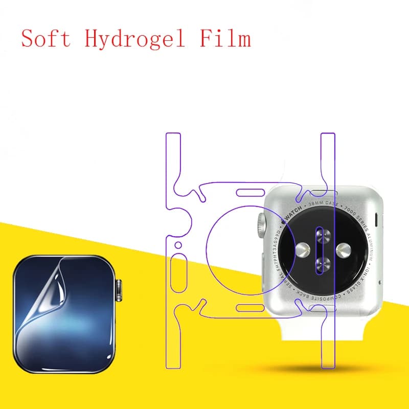 Pellicola morbida idrogel trasparente HD trasparente protezione protettiva orologio intelligente per Apple Watch 45mm 10 pezzi