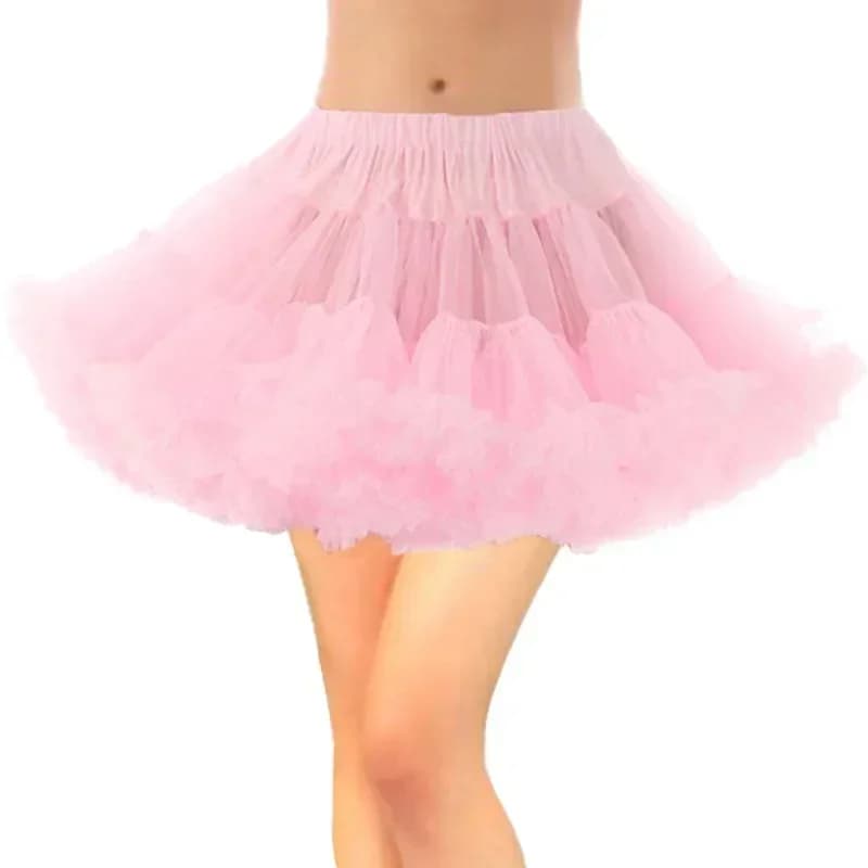 Black Short Bridal Petticoat White Dress Underskirt Adult Tutu Tulle Skirt Slips Wedding Accessories