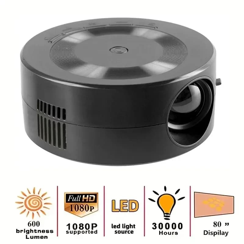 for E60 Wireless Projector 1080P HD Home Theater Portable Mini Video Beamer Convenient Projection