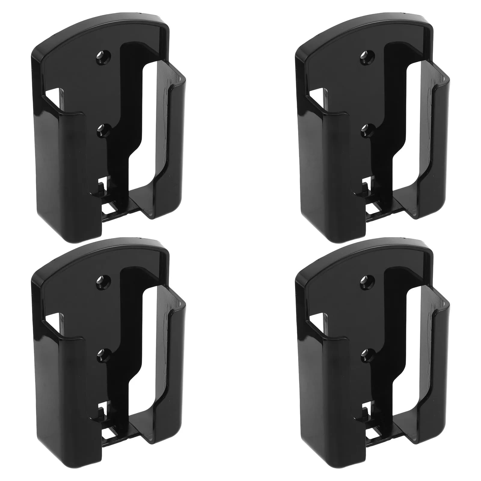 4Pcs Remote Control Wall Holder Self Adhesive Mounting Storage Box Compact Design for TV Ac Remote Organizer Home Bedroom Use