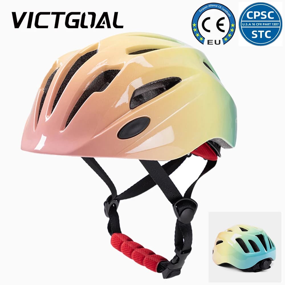 VICTGOAL Children's Bicycle Helmet Lightweight Sports Safety Hoods Wheel Skating Scooter Balance Cycling Protection