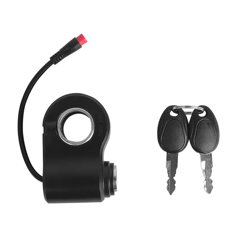 Interruttore serratura di accensione a 2 pin compatibile con parte di sicurezza per scooter elettrici Kukirin G2 PROMAX