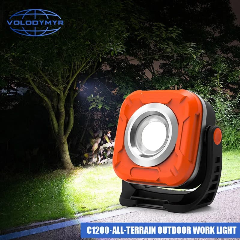 VOLODYMYR Lampada da campeggio Lampada da campeggio ricaricabile a LED Lampada da campeggio super luminosa Illuminazione esterna di emergenza per controllo riparazione auto