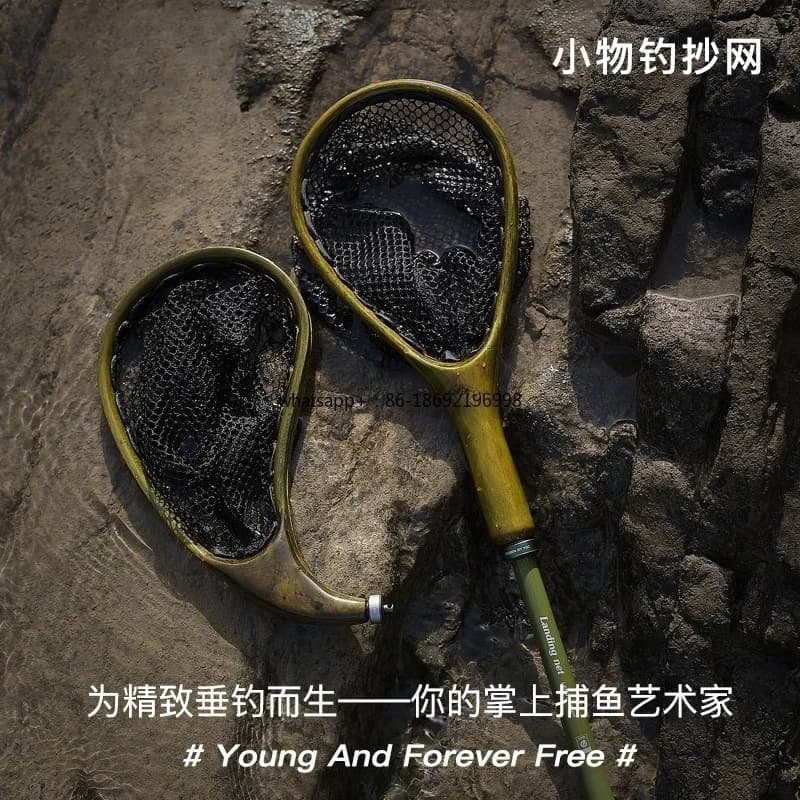 Rete da Pesca Pieghevole Portatile per Oggetti Piccoli, Retrattile in Tre Sezioni, Mini Rete da Copia per Esterni