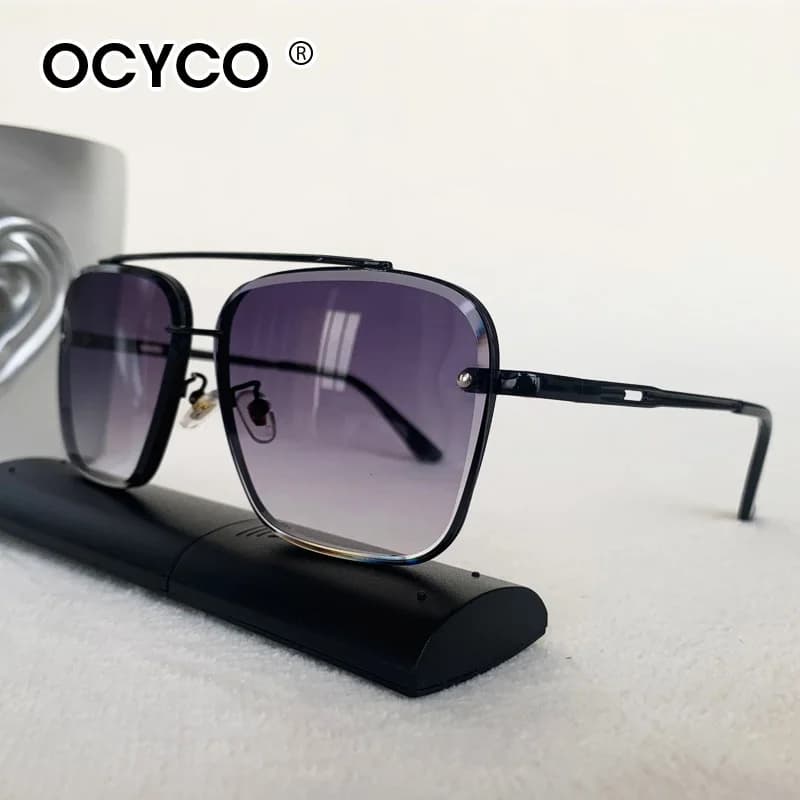 New Fashion Luxury Classic Mach Six Style Lenti sfumate Occhiali da sole da uomo Uomo Vintage Brand Design Occhiali da sole Oculos De Sol
