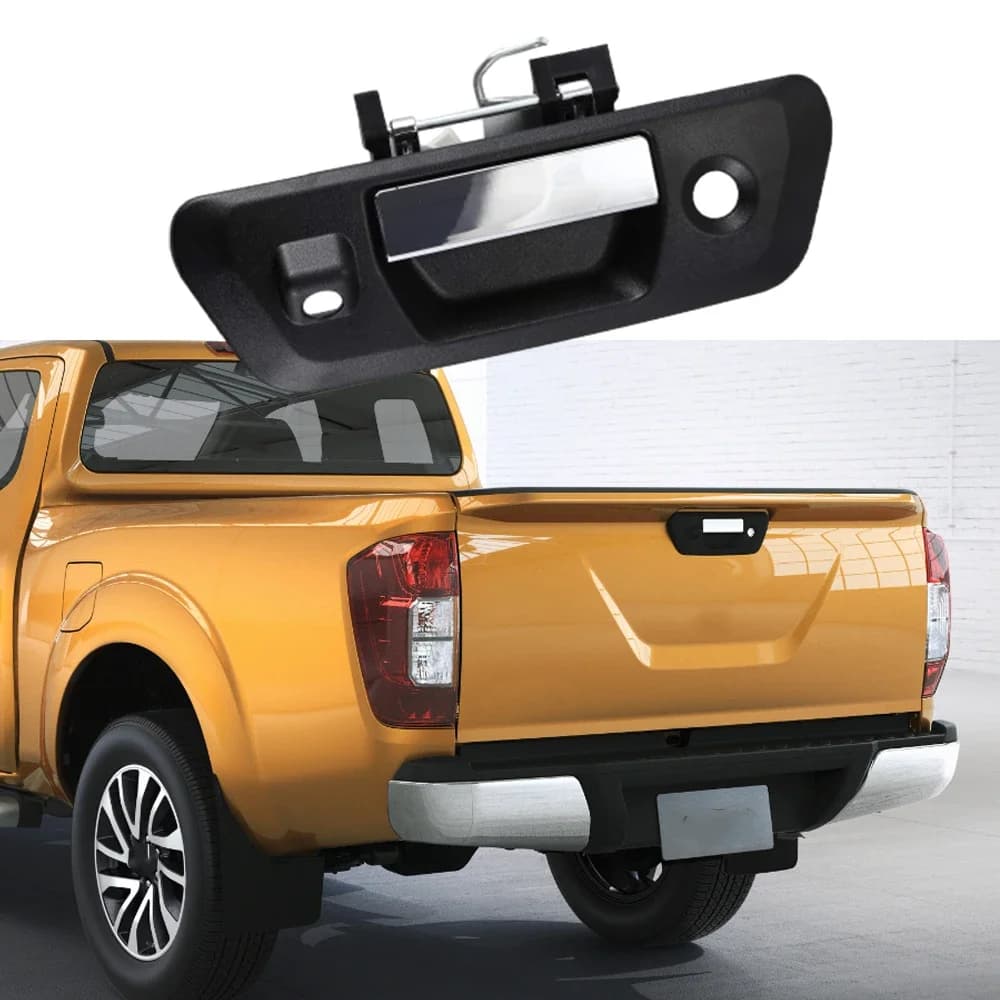 90606-4JG0C Maniglia del portellone posteriore in ABS con foro per chiave per fotocamera per Nissan Navara Np300 Accessori auto 2015-2019 90606 4JG0C 906064JG0C