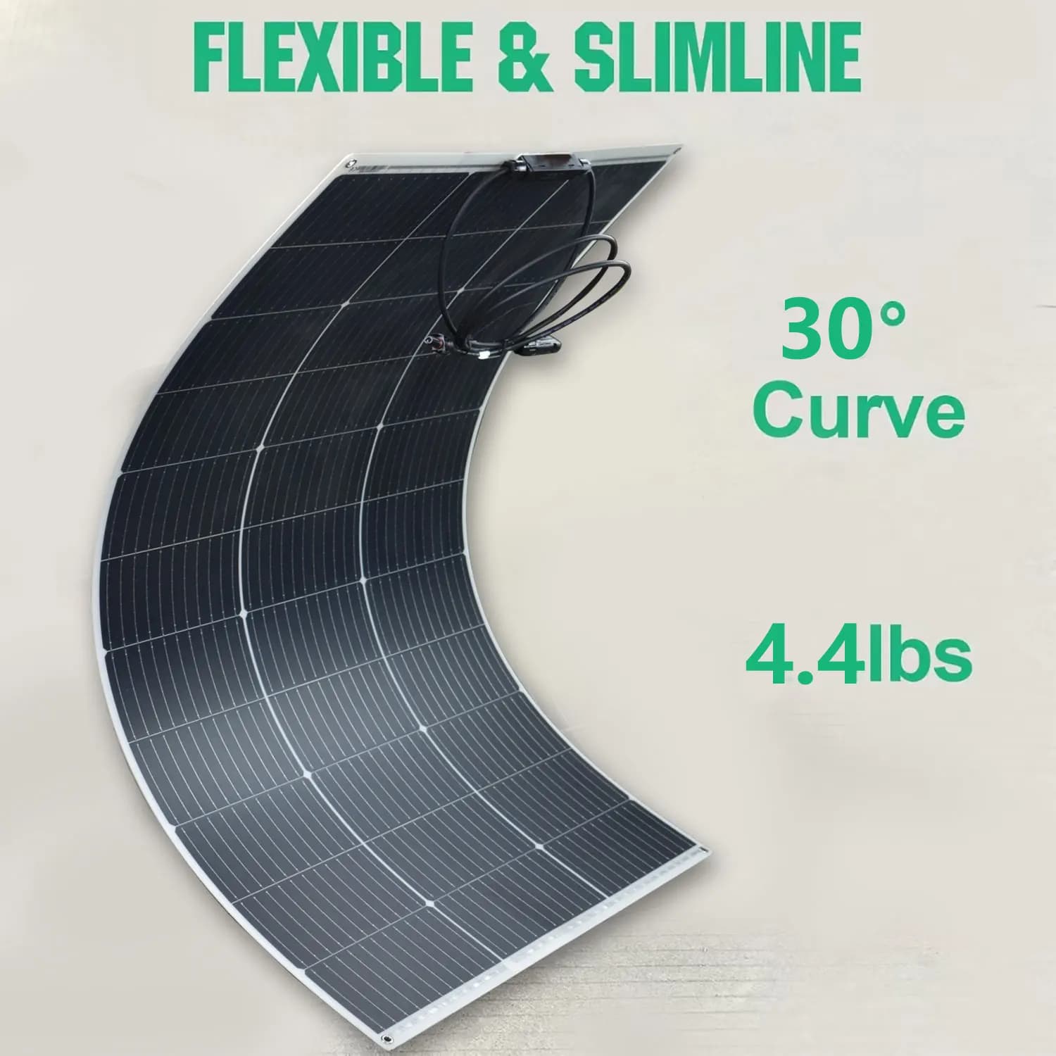 Pannelli Solari 18V 125W Monocristallini ad Alta Efficienza, Modulo Fotovoltaico per Casa, Campeggio, Camper, Barca e Ricarica Batterie