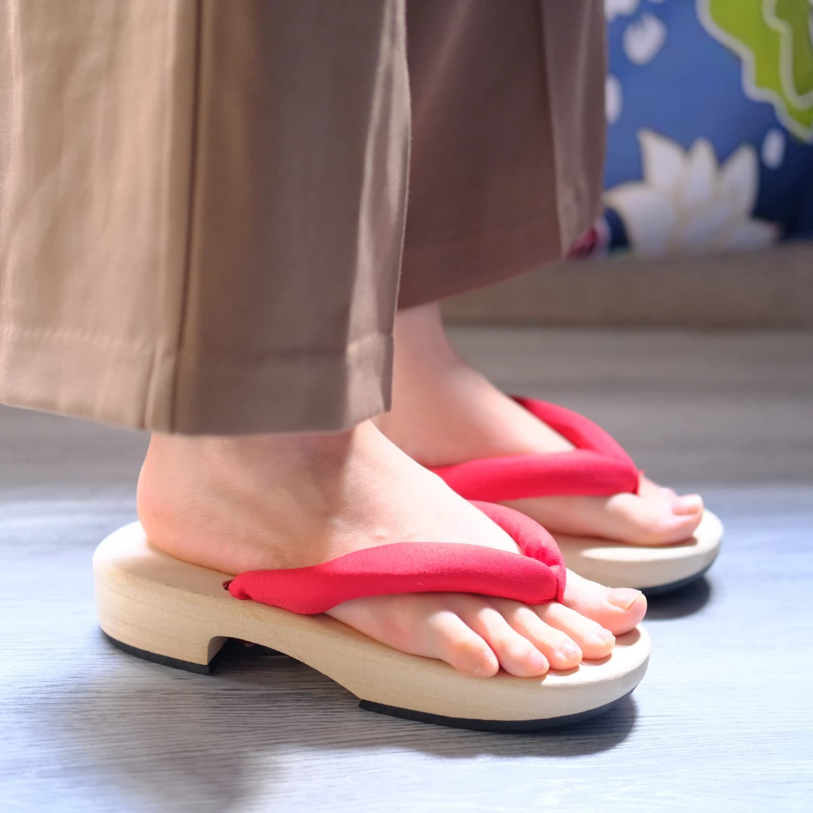 Suola in legno pantofole da donna Geta Anime giapponese Demon Slayer Tanjirou Nezuko Coplay scarpe infradito pantofole giappone zoccoli scarpe