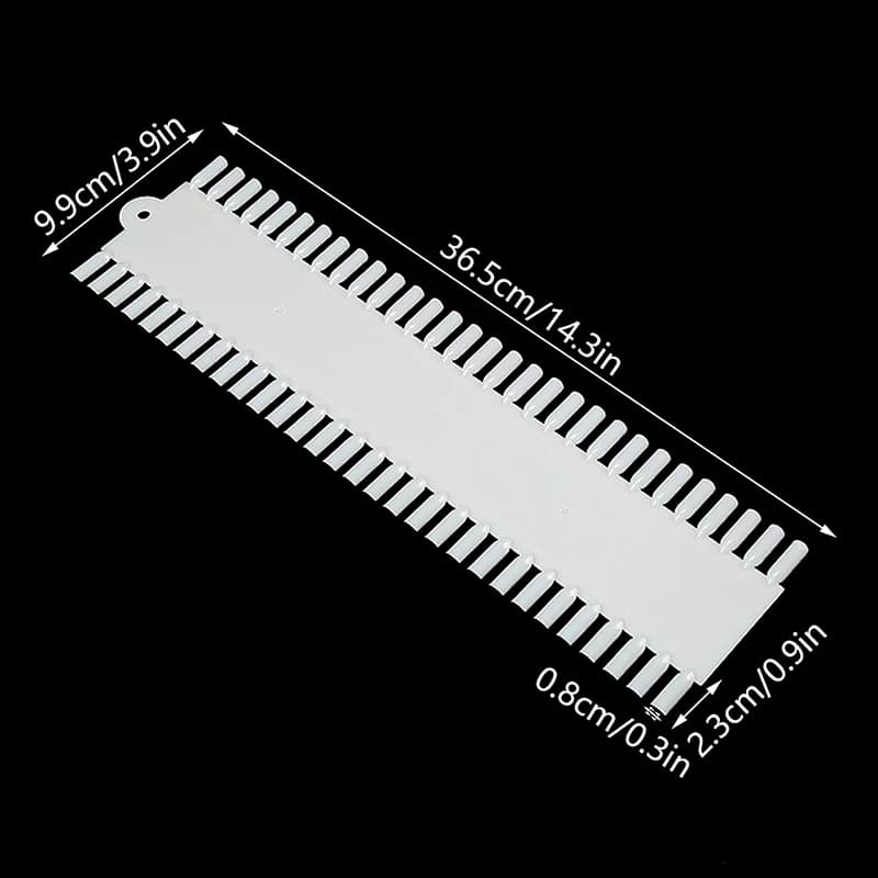 ⭐ Set da 60 Pezzi: Espositori per Unghie Finte, Palette per Smalti, Strumenti per Manicure con Base Piatta, Espositori in Plastica Solida per Nail Art