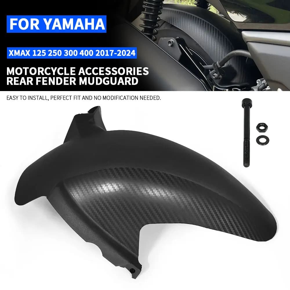 Parafango Posteriore per Moto X-MAX300 250 125, Protezione Catena e Paraspruzzi per Yamaha XMAX 125 250 300 400 2017-2024