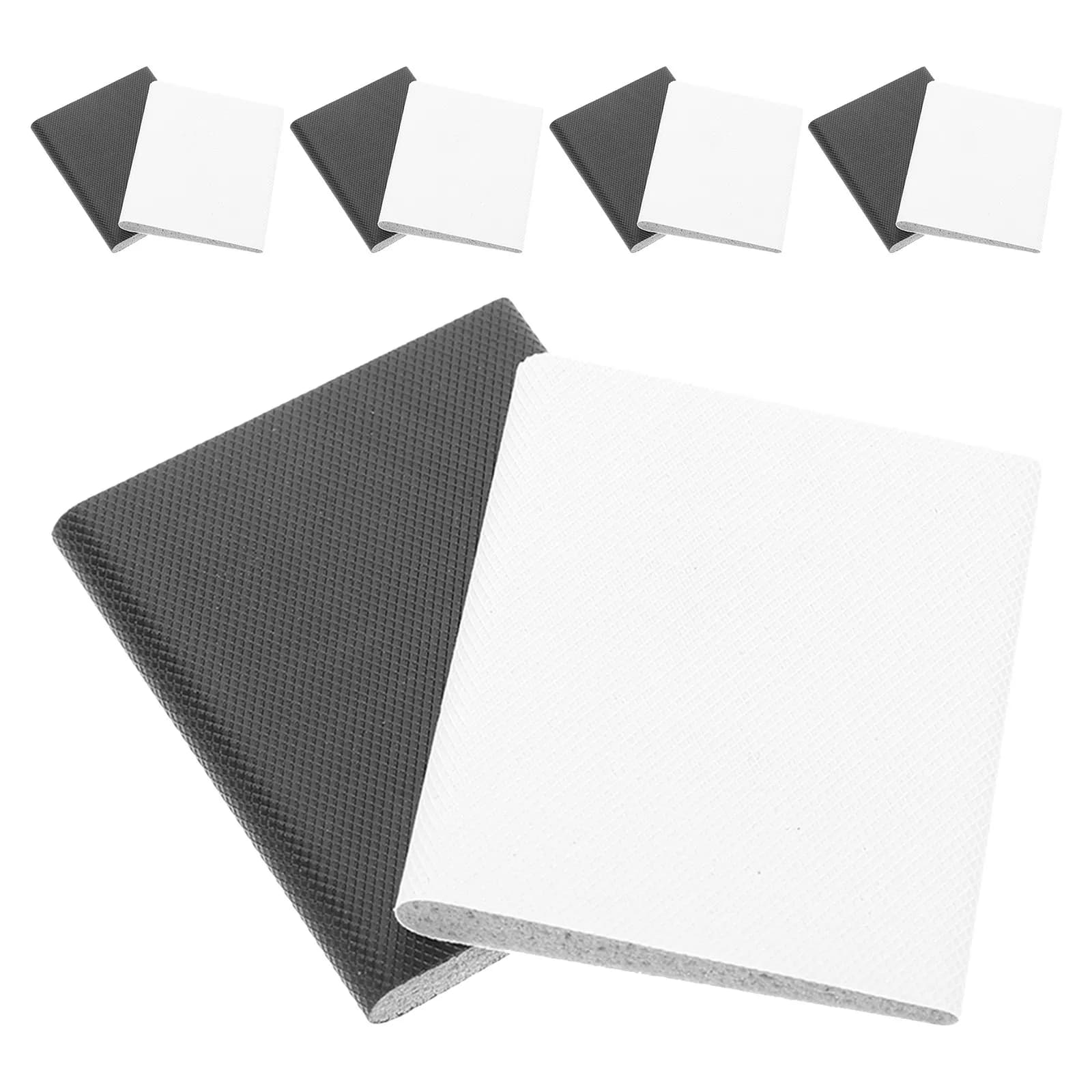 12Pcs Self-Adhesive Door Corner Seals Soundproofing Draft Stopper Gap Filler for Exterior Doors Windows Weather Stripping Noise