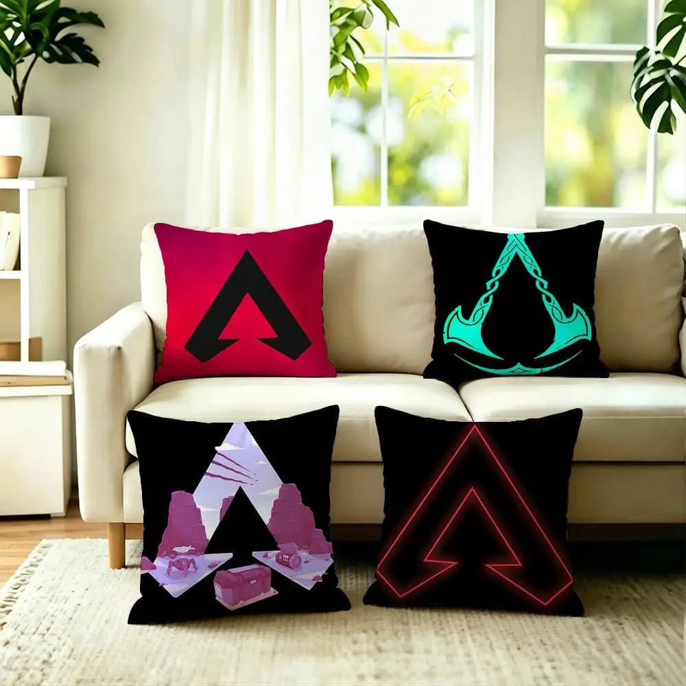 Game A-Apex L-Legends Pillow Case Square Double-Sided Sofa Cushion Cover Bedroom Bedside Pillow