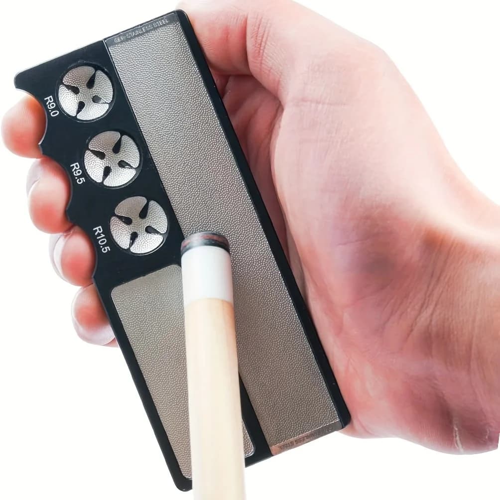 Shaper per la riparazione della punta della stecca da biliardo, snooker in metallo, modellatore della punta della stecca da biliardo, lima per bruciare, strumento di riparazione, accessorio da biliardo
