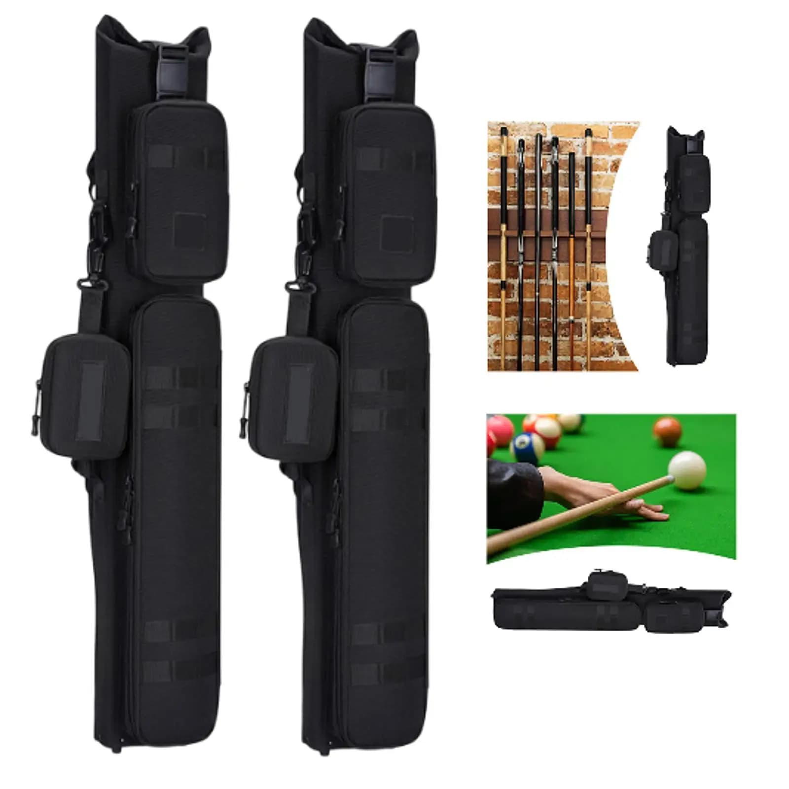 Piscina -Custodia portaoggetti 1/2 CUE -Custodia portaoggetti con cerniera Oxford resistente ai graffi -Forben Soft Carrier Organizzatore portatile
