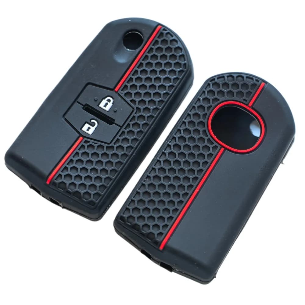 Custodia chiave per auto in silicone per Mazda Demio 2 3 5 6 M3 M5 M6 CX-5 CX7 CX9 RX8 MX5 MPV Cover Keyless Remote Fob Shell Protezione della pelle