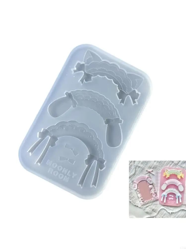 Practical Silicone Maid Headband Accessories Mould Unique Epoxy Resin Jewelry Making Molds for Crafting Enthusiasts