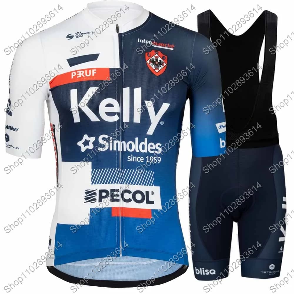 2024 Kelly Simoldes UDO Cycling jersey Man Short sleeve Portugal Street Bike Clothing Shirts Cycling suit Shorts with MTB Ropa straps