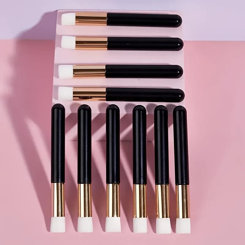 Set of 5 Brushes for Cleaning Eyelashes, Brush for Cleaning Face, Brush for Removing Black Points from Naso, Brush for Extension Eyelashes