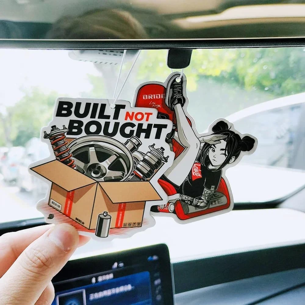 Best Selling JDM Deodorant for Car Hanging Mirror Retrovisor Profumo Sapore Turbo Disco Brake Culture Modified Solid Paper Accessories