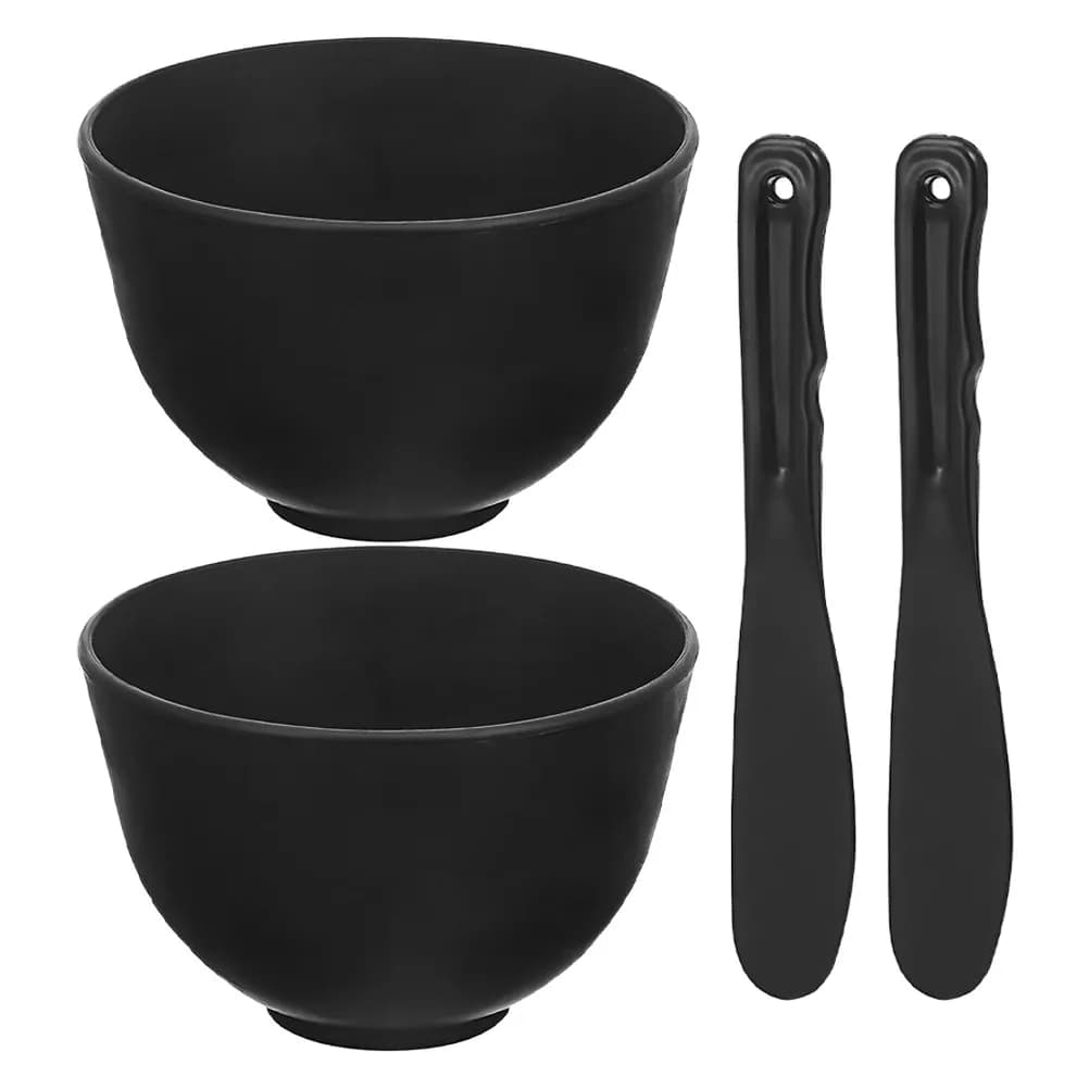 Set of 1 Silicone Bowl for Face Masks, Flexible and Soft Material, Fa-da-Te Mask Mixer Kit, Spa Beauty Tool, Applicator