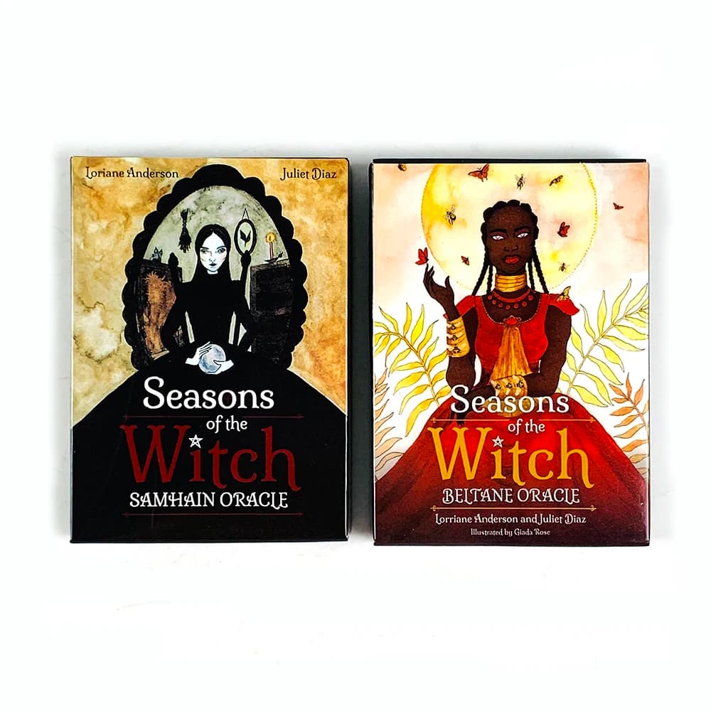 Seasons Of The Witch Oracle Cards A 44 English Visions Divination Edition Deck Borad Games, un bel gioco di società per ragazze