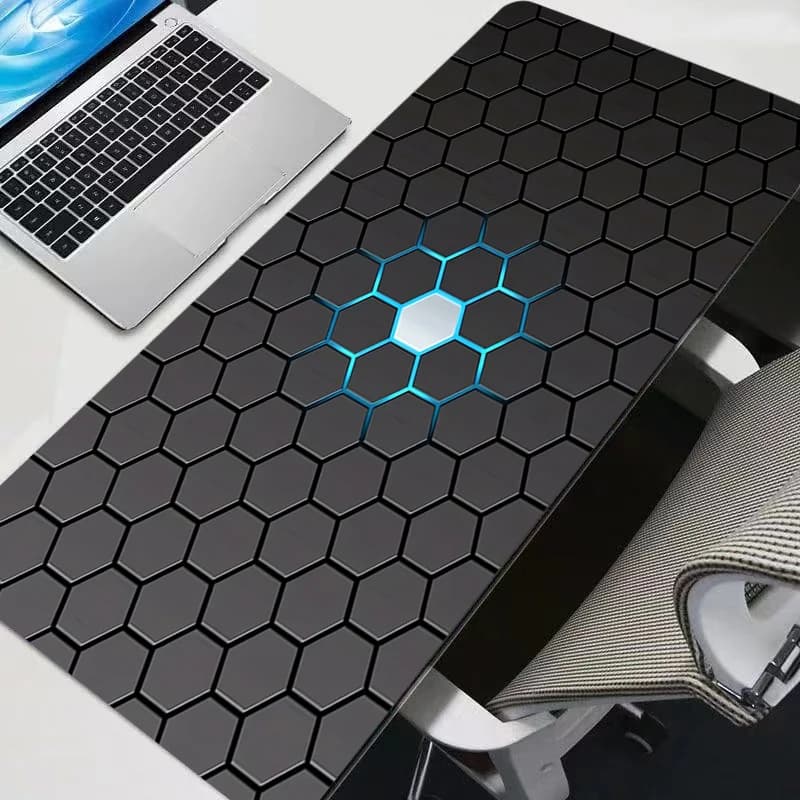 Mouse mats office mouse mat soft rubber Gaming Anime Hexagon mat Computer Anti-slip keyboard mat Mouse mat for PC New table mat