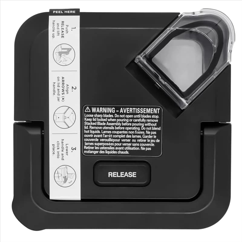 Sostituzione del coperchio di bloccaggio A24P per brocche Ninja Blender 72Oz XL, accessori per parti Coperchio superiore quadrato per Ninja BL610 BL710WM BN70