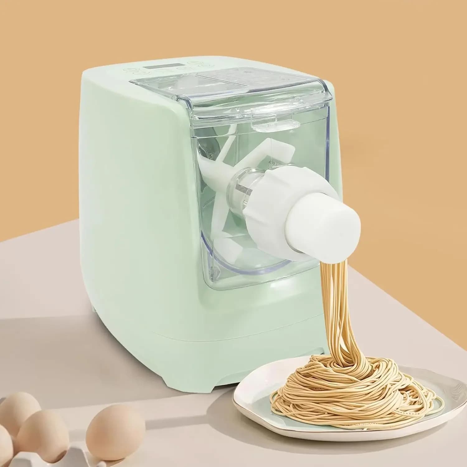 Automatic Electric Pasta Maker, 13 Shape Discs Fast Extrusion Noodle Maker, Pasta Maker Machine for Spaghetti, Dumpling Skins &