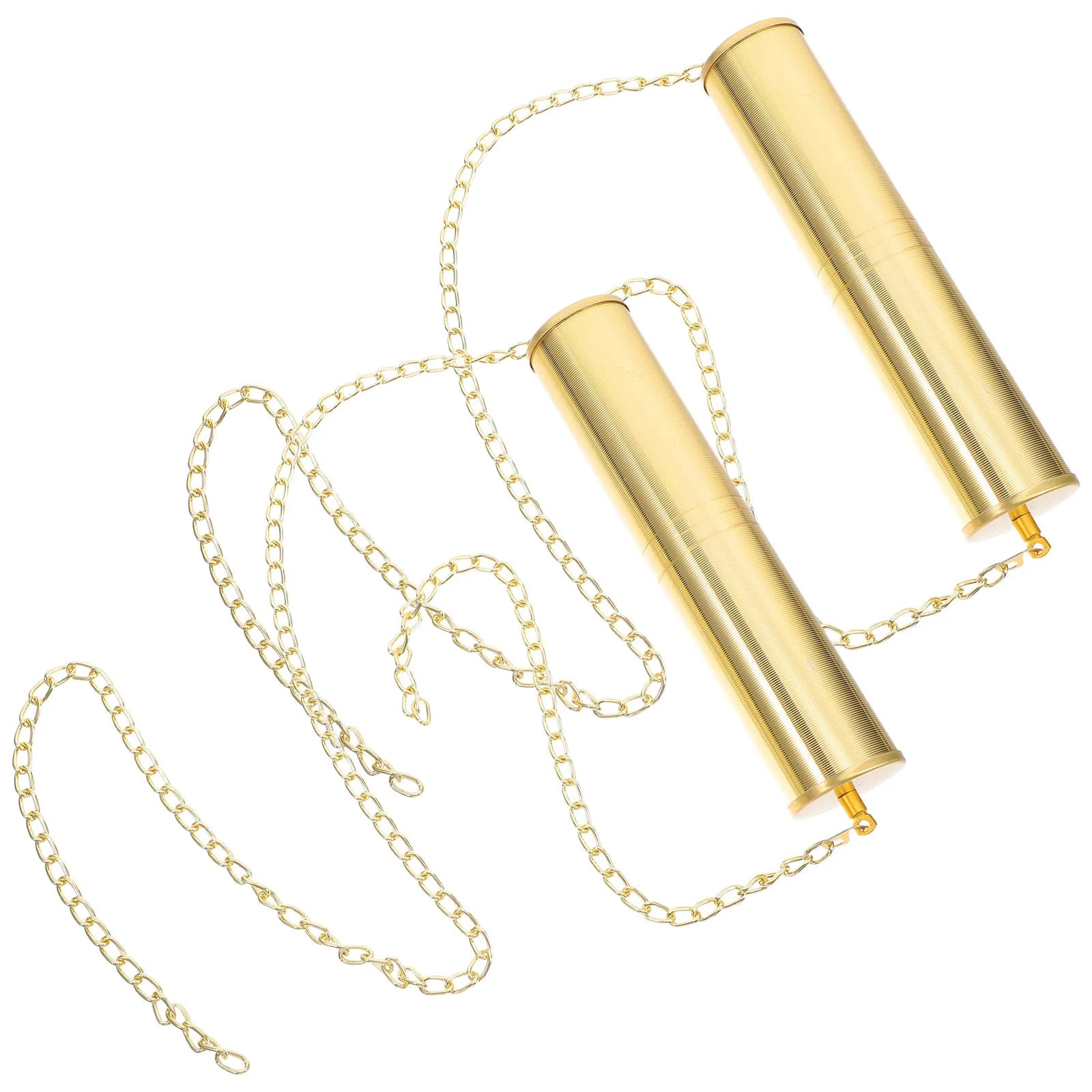 Set of 1 Metal Drilled Pendulum with Golden Floral Design, Liscia Finish, Lightweight, Decorative, Part of the Clock Movement for Wall or Floor