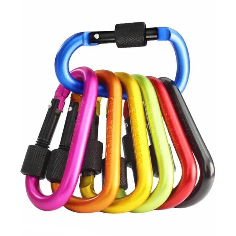 Vine Closure Mosques, Set of 4 Pieces, 7,5mm Aluminum Rod Clip, EDC Camping Equipment