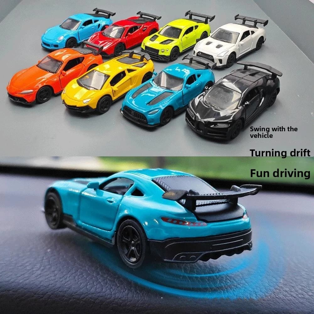 AE86 Drift Vehicle Center Console Dynamic Pendulum Physics New Attitude Instrument Novelty Model Drifts with Vehicle Turning