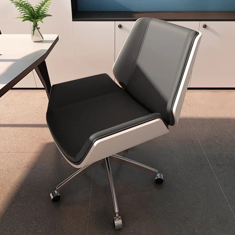 Sedia da ufficio moderna con schienale medio Designer Comoda sedia da gioco con ruote di lusso leggere Sedia da conferenza executive Sillas De Oficina Mobili
