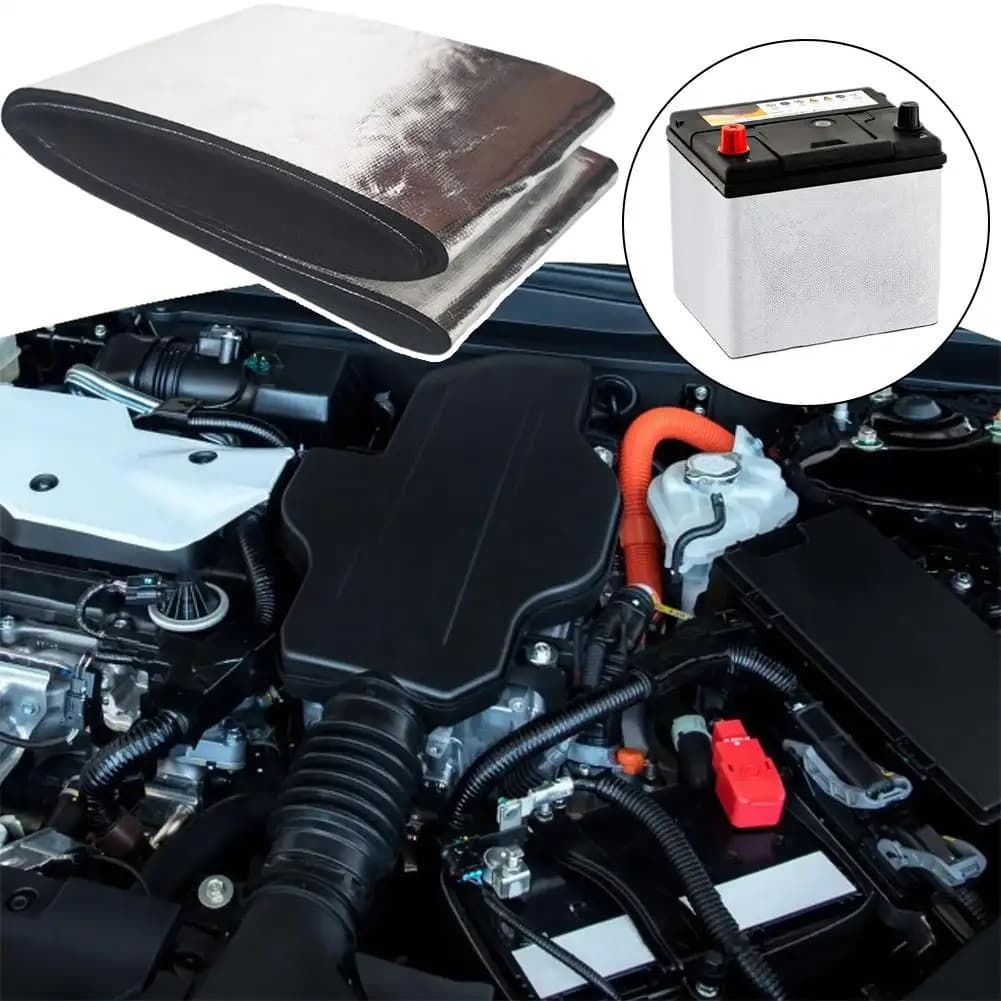Coperta Termica Flessibile Ignifuga per Batterie Auto, Camper, Rimorchi e Barche - Protezione Invernale