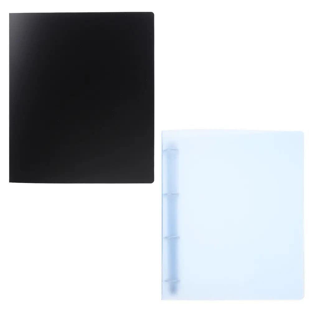 2 Pezzi Cartelle Portadocumenti A4 in Plastica, Organizzatore per Documenti, Forniture per Ufficio, Cartelle in Plastica