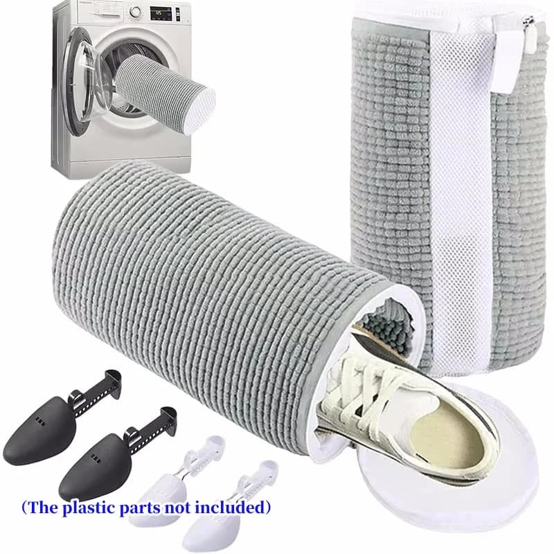 Durable shoe washing bag, comfortable bag for washing travel shoes, with sturdy hinges, bag for washing anti-deformation shoes for home use