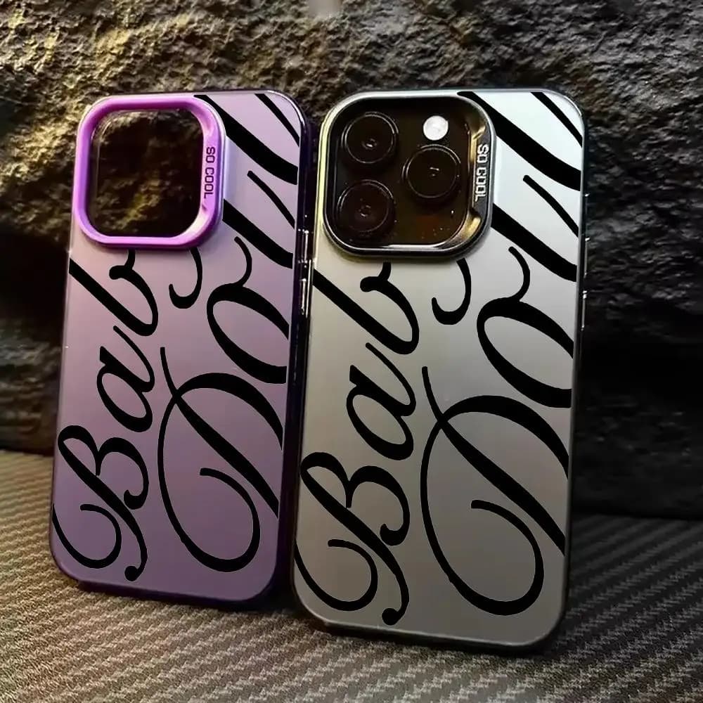 Creative and stylish phone case suitable for iPhone 16 17 15 14 13 12 11 Pro/Max/Plus anti drop and shockproof back cover