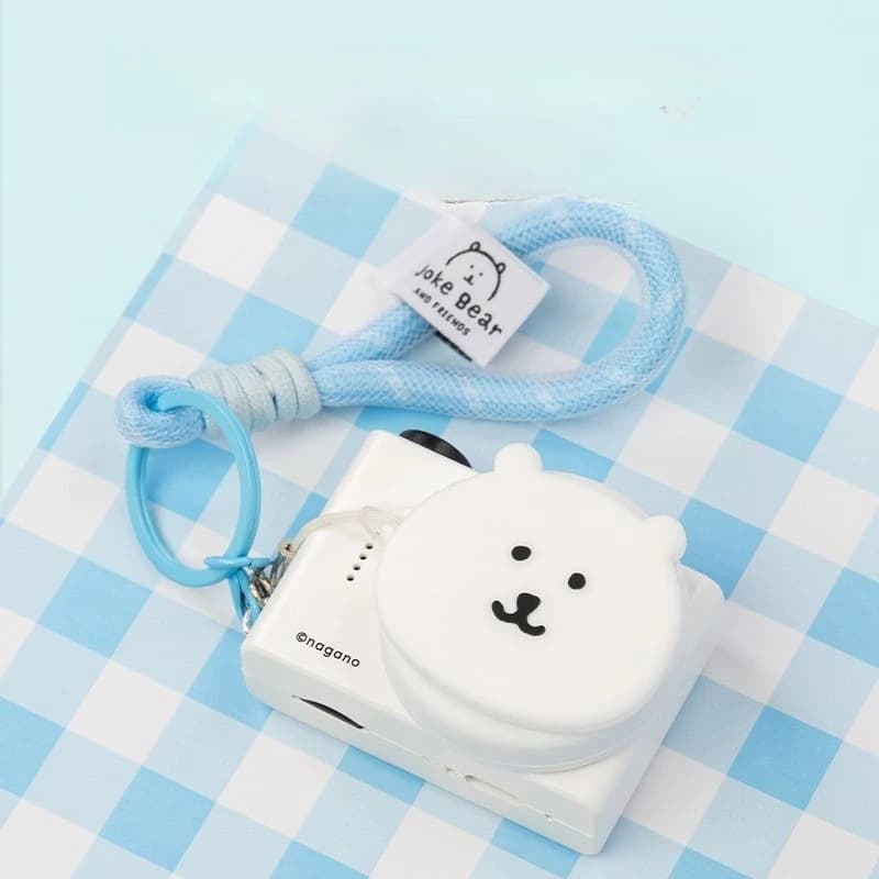 Anime Chiikawa Self Deprecating Bear Friends Mini Pocket Camera Cute Cartoon Animal Design Portable Retro Style Fun Toy Gift
