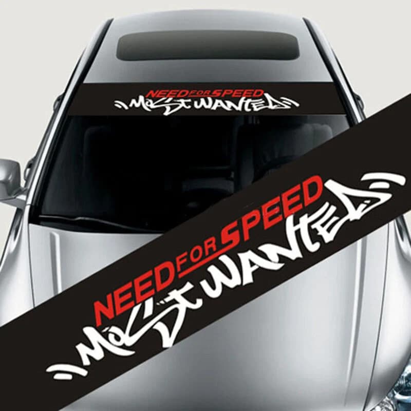 1PC riflettente car styling parabrezza anteriore decalcomania adesivi in vinile parasole decalcomania in vinile adesivi per modifica esterna auto