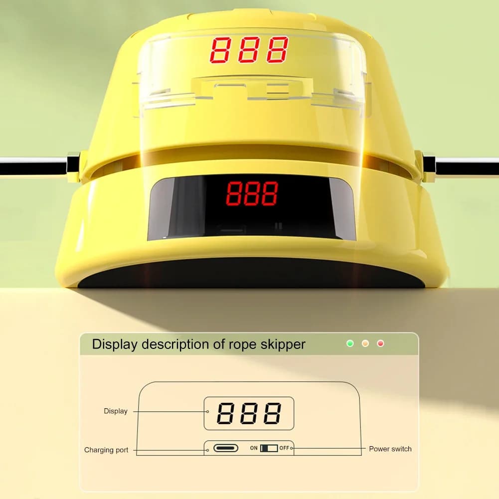 Electric Digital Counter Jumping Corda Smart Remote Control Automatic Sports Fitness Home Toys for Kids