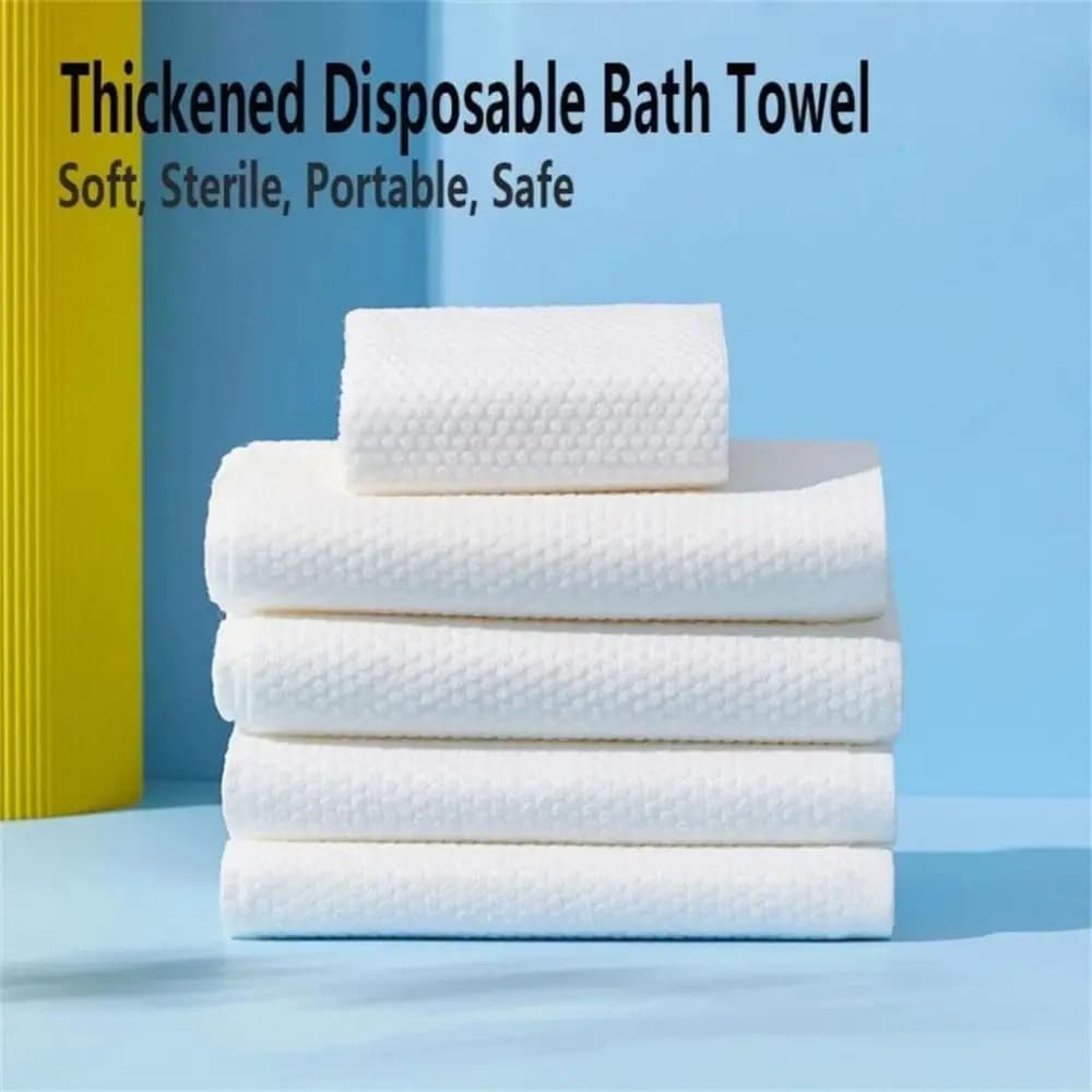 Asciugamano monouso portatile caldo Asciugamano da bagno in cotone assorbente Asciugamano per il viso morbido e confezionato individuale da viaggio
