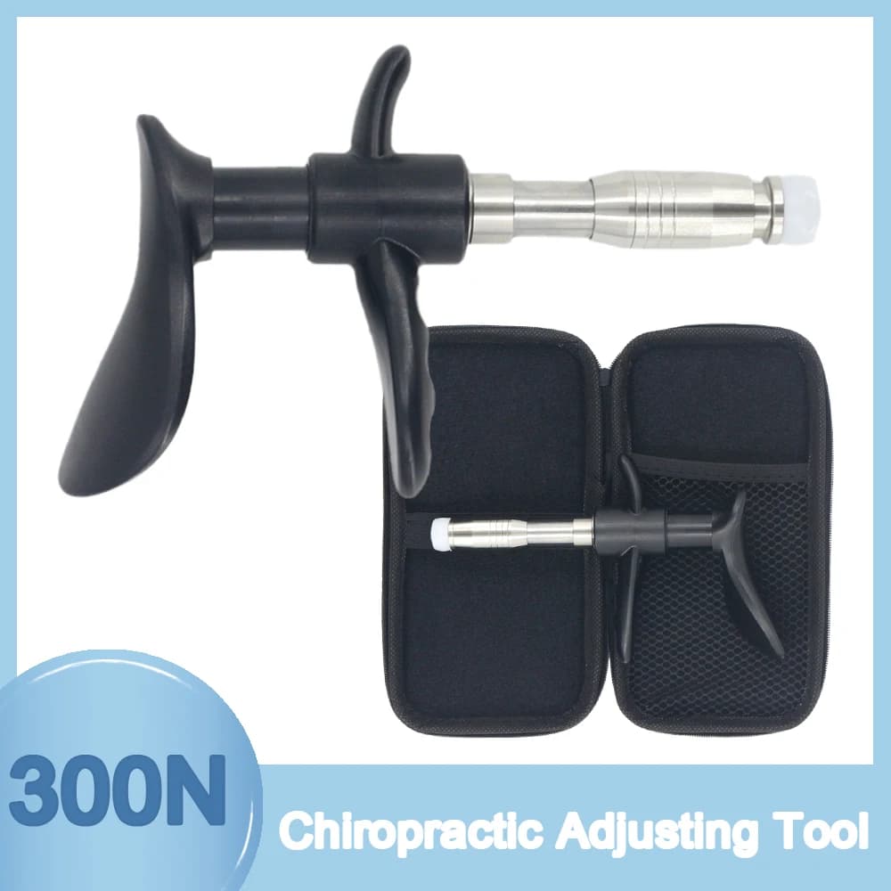New Portable Massage Gun for Chiropractic Therapy Manual, Spinal Correction Tool, Pain Relief and Health Care